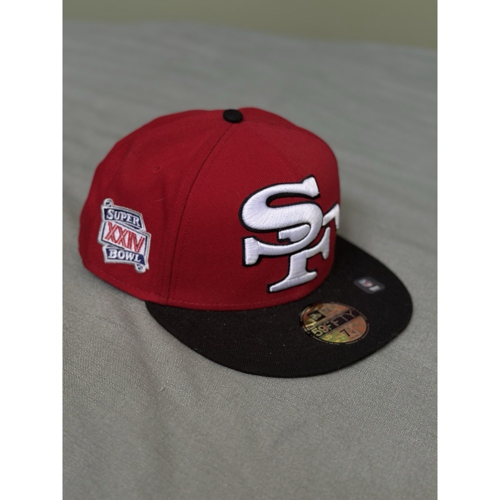 San Francisco 49ers NFL Logo Elements Collection Fitted Hat New Era 59FIFTY
